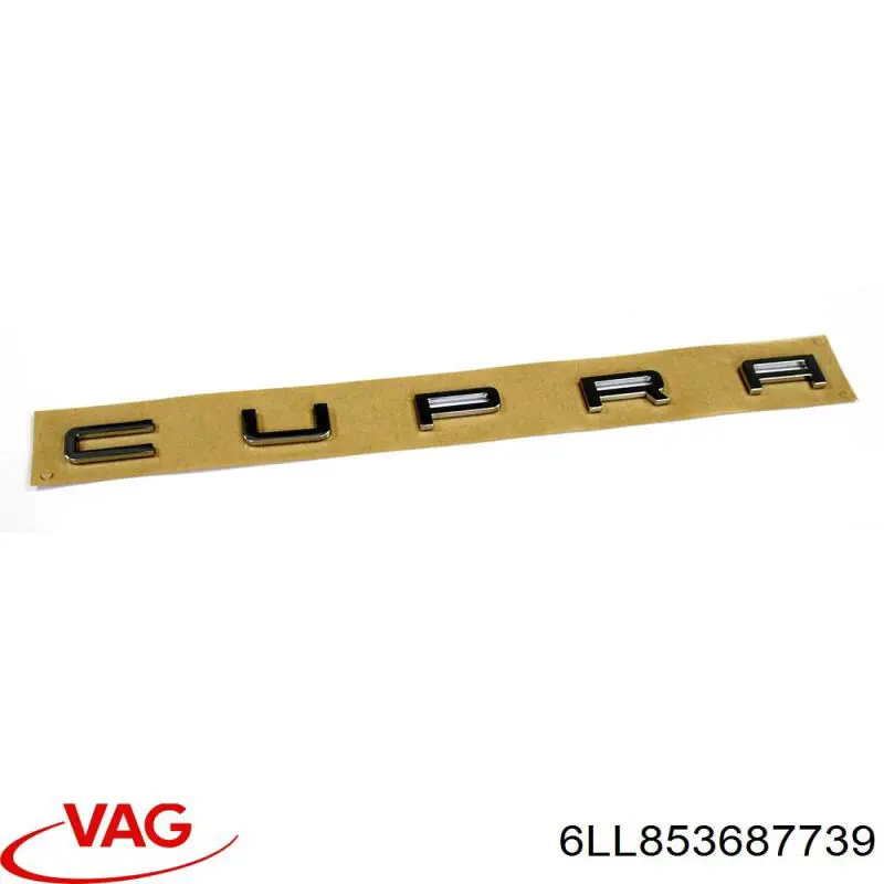6LL853687739 VAG Емблема кришки багажника, фірмовий значок