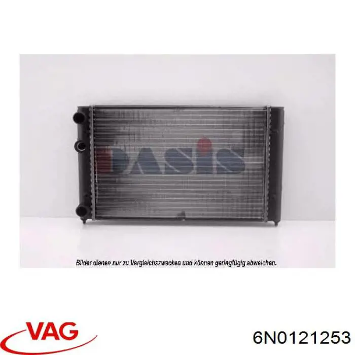 6N0121253 VAG радіатор охолодження двигуна