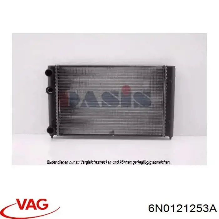 Купити 6N0121253A VAG Радіатор двигуна
