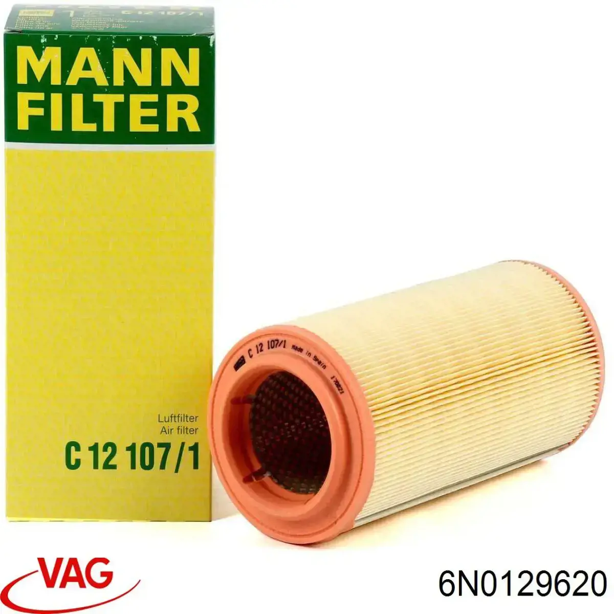 Фільтр повітряний VAG 6N0129620