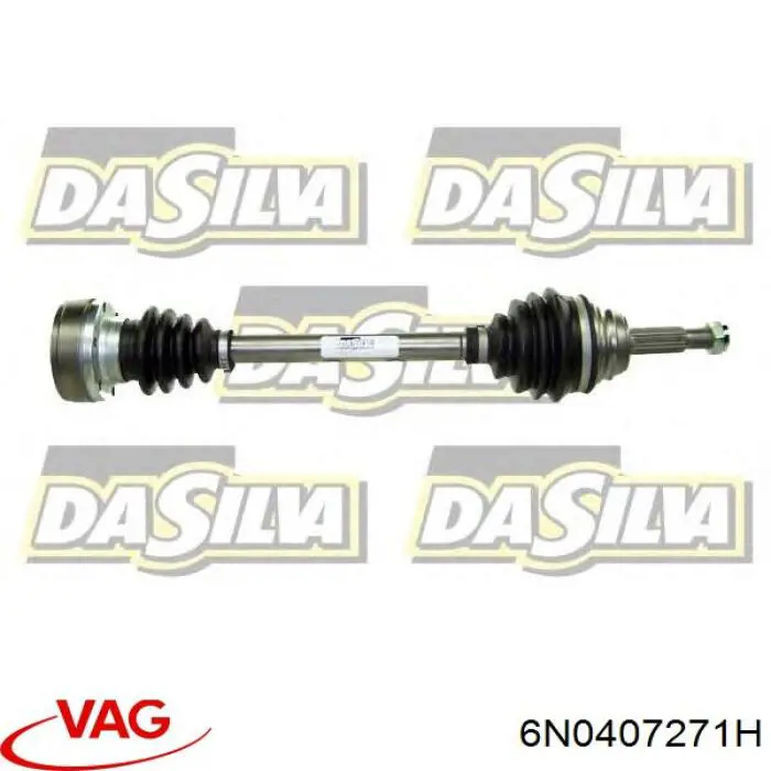 Купити 6N0407271H VAG Ліва піввісь