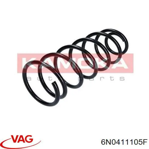 Пружина передня VAG 6N0411105F ціна, від 21.67 USD