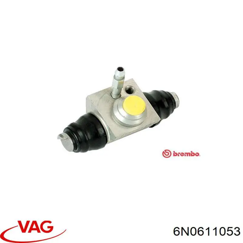 Циліндр гальмівний колісний/робітник, задній 6N0611053 VAG