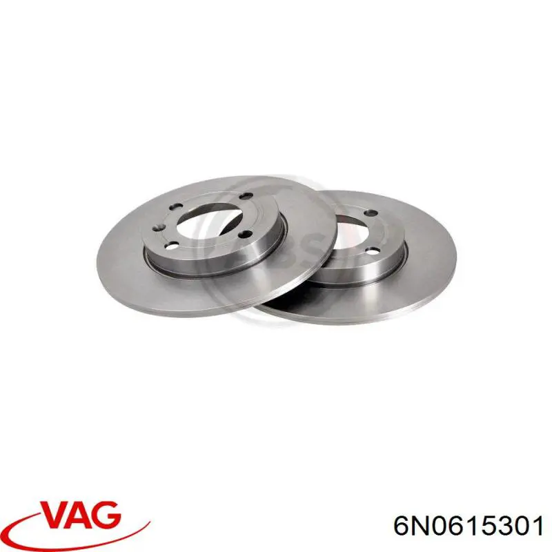 6N0615301 VAG Гальмо дискове переднє