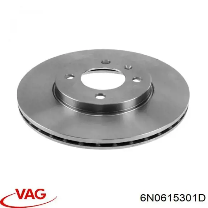 6N0615301D VAG диск гальмівний передній
