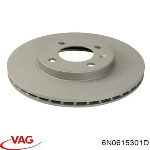 Диск переднього гальма VAG 6N0615301D ціна, від 18.63 USD