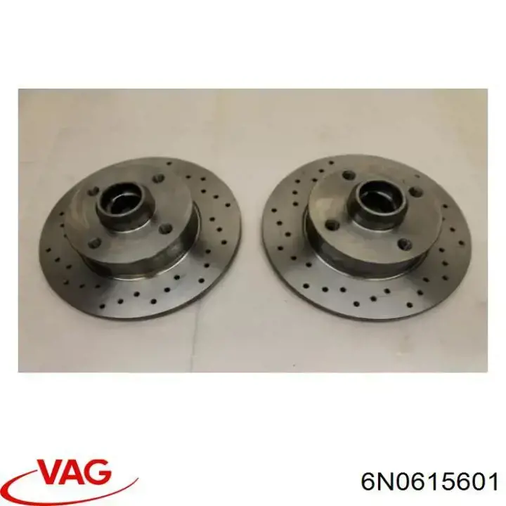 6N0615601 VAG диск гальмівний задній