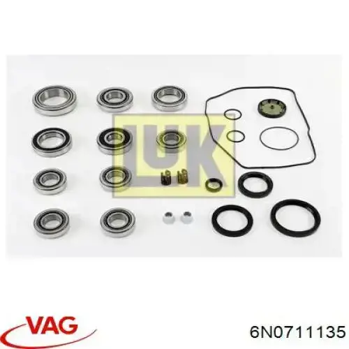 Купити 6N0711135 VAG Втулка куліси