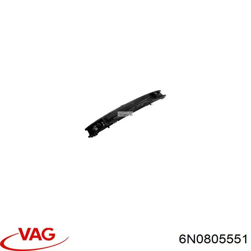 6N0805551 VAG супорт радіатора нижній/монтажна панель кріплення фар