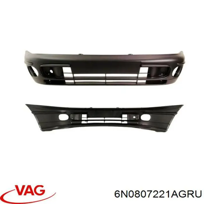 Передній бампер 6N0807221AGRU VAG