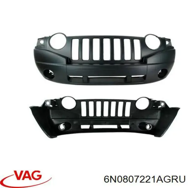 Купити 6N0807221AGRU VAG Буфер (бампер) передній