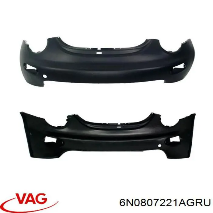 Купити 6N0807221AGRU VAG Буфер (бампер) передній