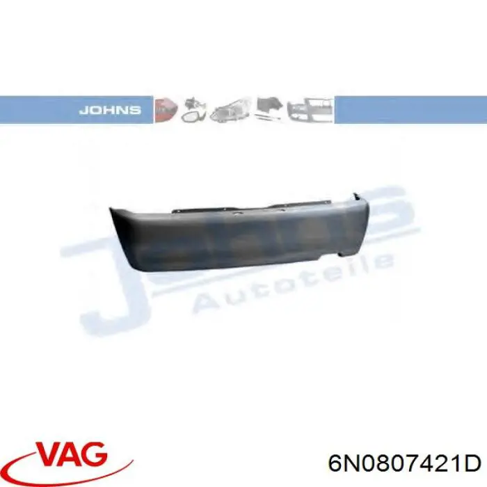 Купити 6N0807421D VAG Задній бампер