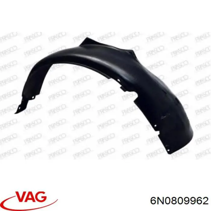 Подкрильнікі переднього крила, правий VAG 6N0809962 ціна, від 8.46 USD