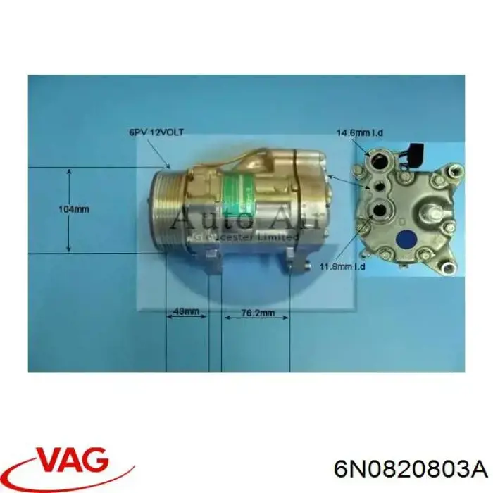 Насос кондиціонера VAG 811031007