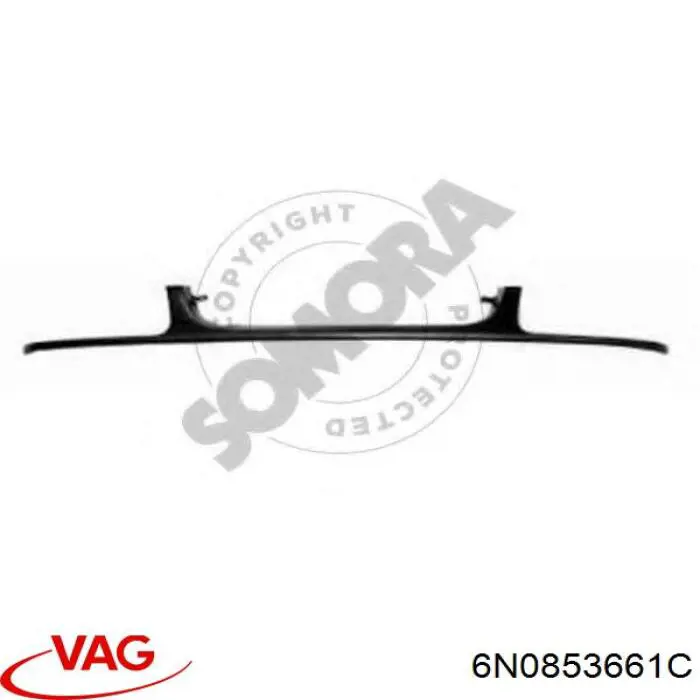 Накладка фар, нижня VAG 6N0853661C ціна, від 11.40 USD