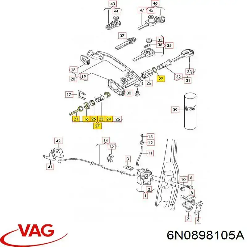  VAG 6N0898105A