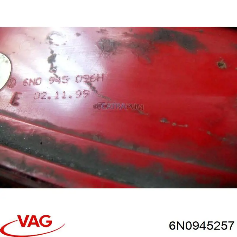 6N0945257 VAG Цоколь (патрон) заднього ліхтаря