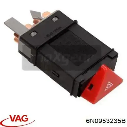 Кнопка аварійки 6N0953235B VAG