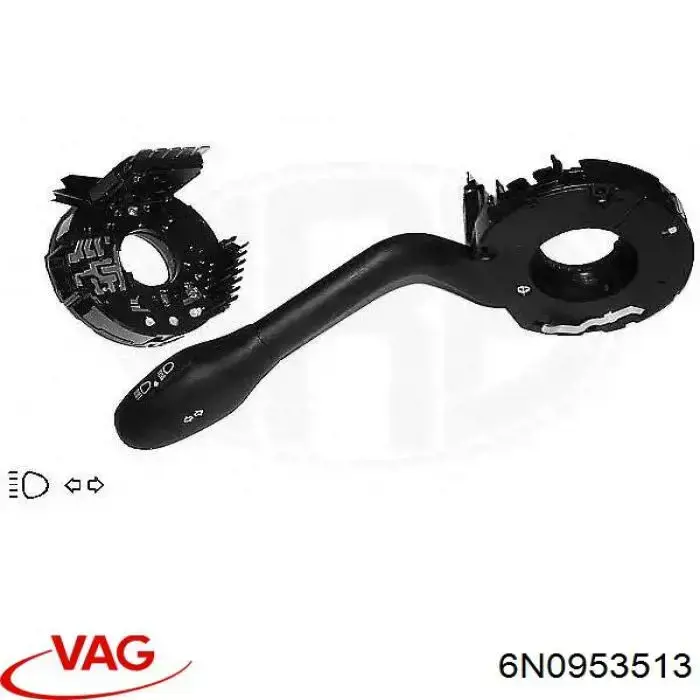 Купити 6N0953513 VAG Перемикач підрульовий, лівий