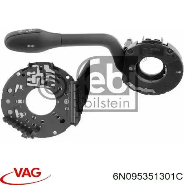 6N095351301C VAG Перемикач підрульовий, лівий