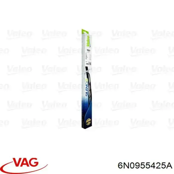 6N0955425A VAG Щітка склоочисника лобового скла, пасажирська