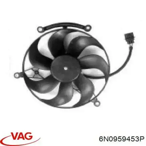 Вентилятор радіатора VAG 6N0959453P ціна, від 96.39 USD