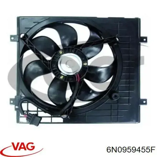Вентилятор радіатора VAG 6N0959455F ціна, від 47.43 USD