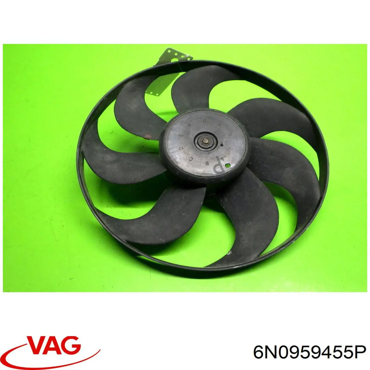 Купити 6N0959455P VAG Електровентилятор охолодження в зборі (двигун + крильчатка)