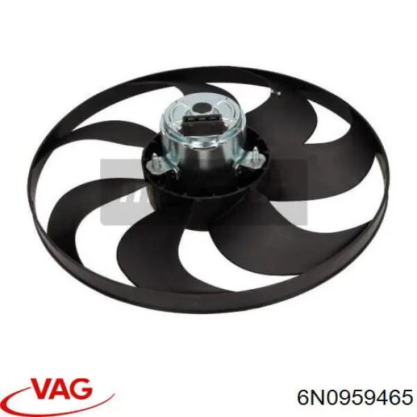 6N0959465 VAG електровентилятор охолодження в зборі (двигун + крильчатка)