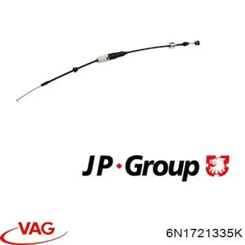 Купити 6N1721335K VAG Трос зчеплення