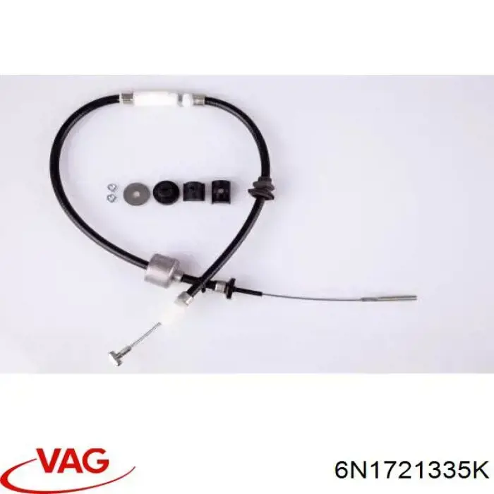 6N1721335K VAG Трос зчеплення