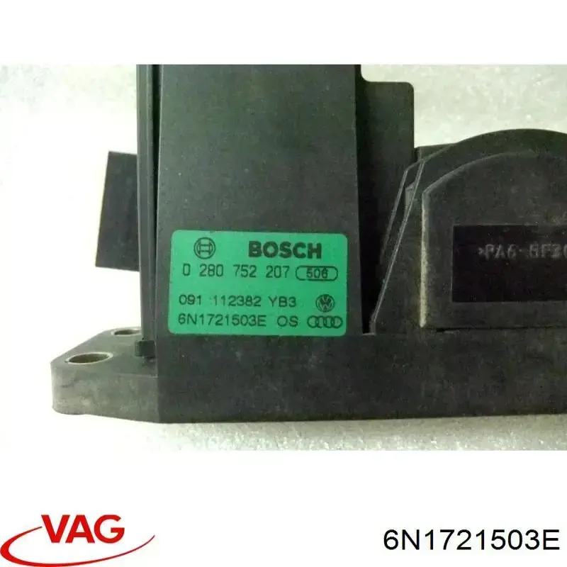 Підаль газу VAG 6N1721503E ціна, від 12.67 USD