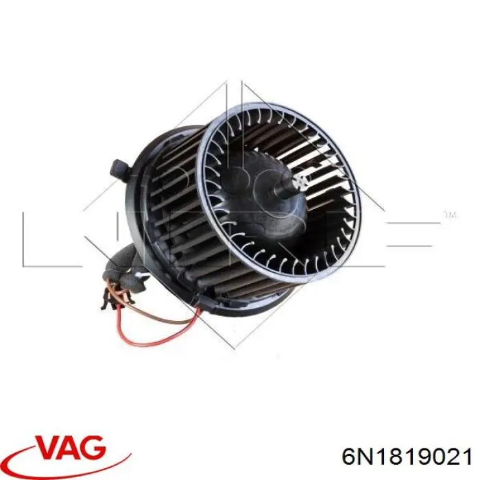 6N1819021 VAG двигун вентилятора пічки (обігрівача салону)