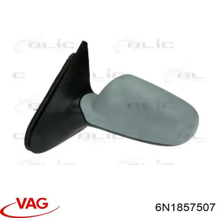 Ліве бокове дзеркало 6N1857507 VAG