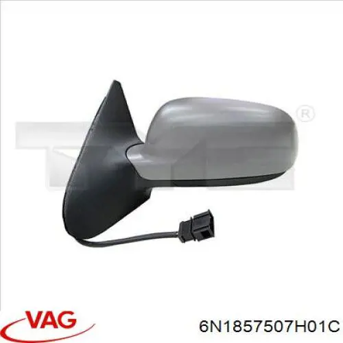 Ліве бічне дзеркало VAG 6N1857507H01C ціна, від 63.33 USD