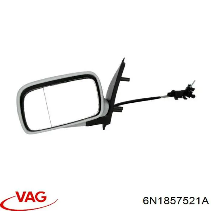 Дзеркальний елемент лівого дзеркала заднього виду VAG 6N1857521A ціна, від 6.36 USD