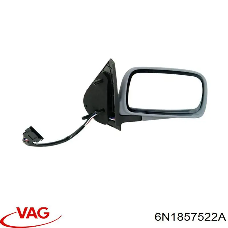 Скло дзеркала заднього виду, правого VAG 6N1857522B ціна, від 7.69 USD