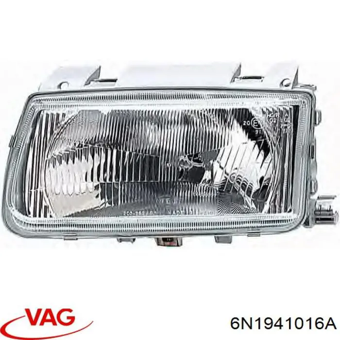 Купити 203731282 TYC Права блок фара