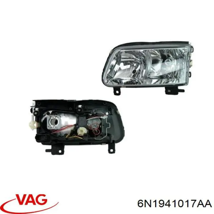 Купити 6N1941017AA VAG Основна фара в зборі ліва