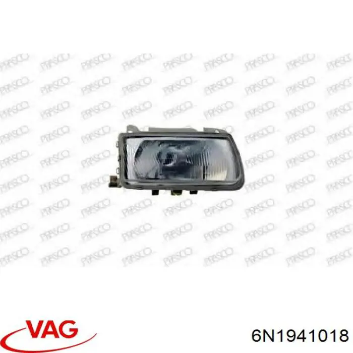 Основна фара - вставка VAG 6N1941018 ціна, від 34.10 USD