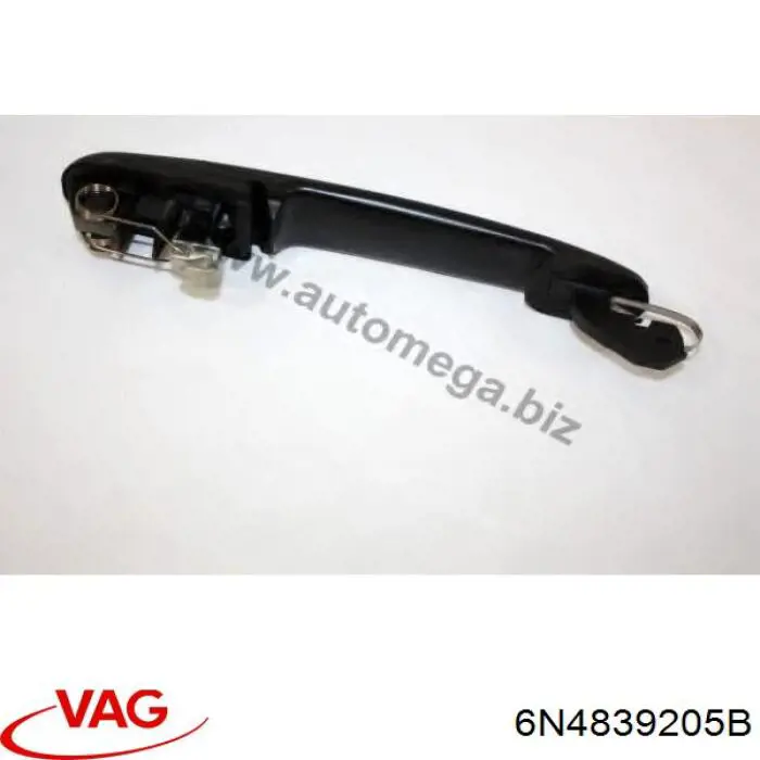 Ручка задніх дверей, зовнішня VAG 6N4839205B ціна, від 16.14 USD