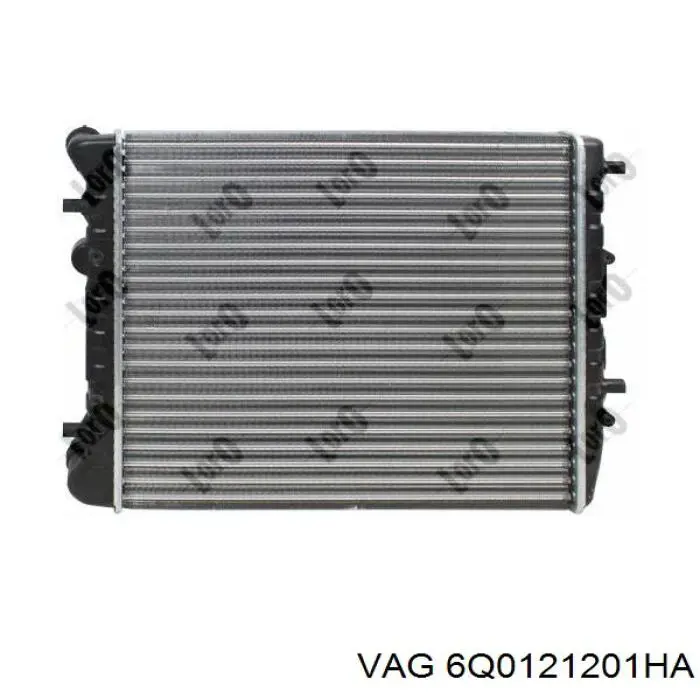 6Q0121201HA VAG Радіатор охолодження двигуна