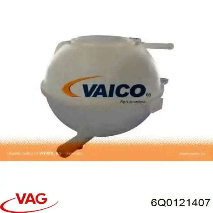 Бачок системи охолодження двигуна розширювальний VAG 6Q0121407 ціна, від 9.72 USD