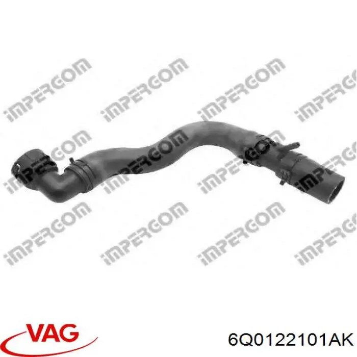 Шланги системи охолодження VAG 6Q0122101AK ціна, від 26.90 USD