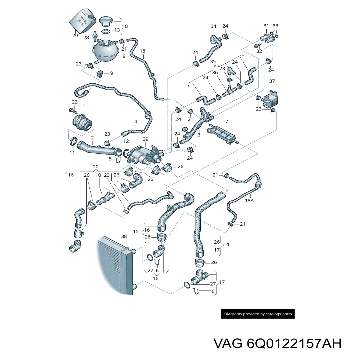6Q0122157AH VAG 