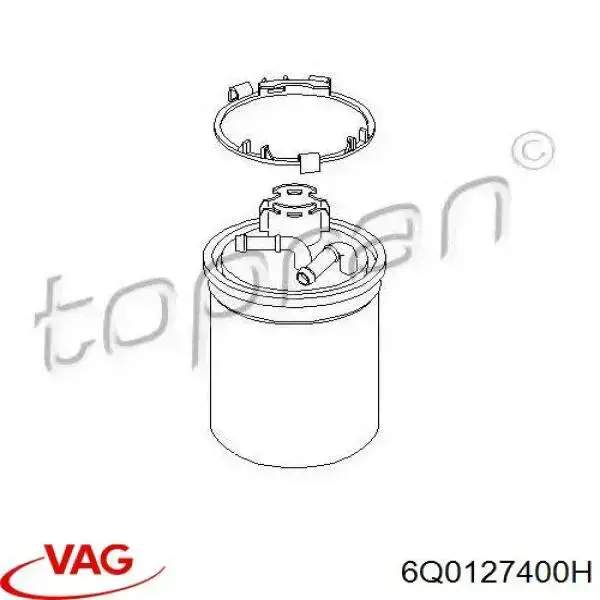 Фільтр тонкого очищення палива VAG 6Q0127400H ціна, від 12.78 USD