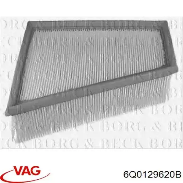 Купити 6Q0129620B VAG Автомобільний фільтр повітря