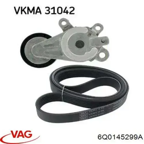 Натяжний ролик VAG 6Q0145299A ціна, від 9.08 USD