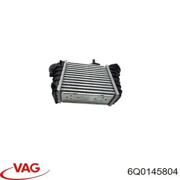 6Q0145804 VAG радіатор интеркуллера